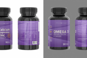 3д визуализация упаковки БАД