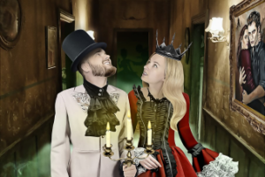 Перерисовка в картину