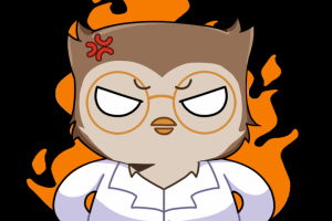 Иллюстрация стикеры Сова