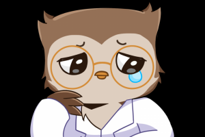 Иллюстрация стикеры Сова