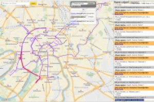Сайт просчета интерактивного маршрута по файлу XLS 2003