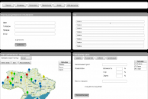 Эскизы от руки будущего портала АгроИнформРесурс (эскиз 2/2)