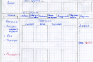 Эскизы от руки будущего интернет магазина (эскиз 2/2)