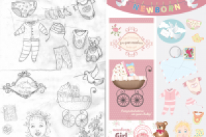 Сет для поздравления с новорожденным