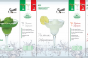Настольная реклама коктейлей для кафе