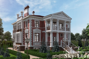 Визуализация загородного дома