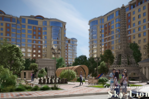 Визуализация придомовой территории