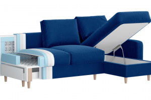 3D модель дивана в разрезе