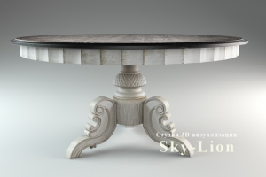 3d моделирование и визуализация стола