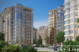 3d визуализация экстерьера