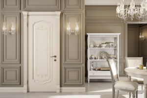 Визуализация двери в интерьере