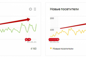 Влияние подключения РК Я.Директ на посещаемость сайта