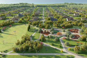 Визуализация поселка