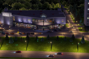 Ночной виз ТЦ Атриум. Новосибирск.