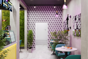 Интерьер кафе в Волгограде