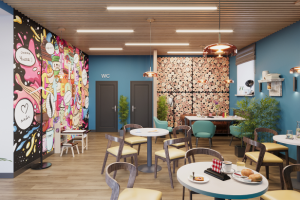 Интерьер кафе в Волгограде