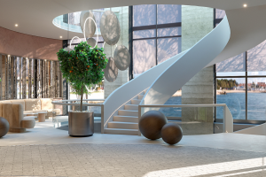 Виз лобби отеля в Перми