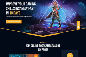 Разработка дизайна сайта для гейминг проекта