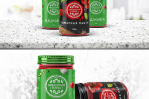Разработка дизайна упаковки для аджики