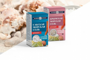 Разработка дизайна упаковки для компании Соляной Бочонок