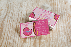 Визитка для кондитера