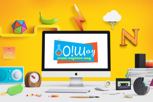 Логотип для детского научного шоу