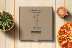 Дизайн для коробки пиццы