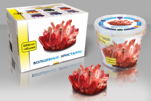 Волшебные кристаллы дизайн серии упаковок