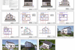 Эскиз дома Образец