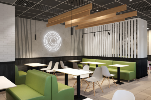 Интерьер закусочной