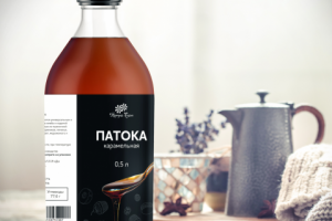 Дизайн этикетки для патоки