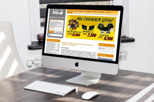 Создание сайта Интернет-магазин мотозапчастей plastik-moto.ru