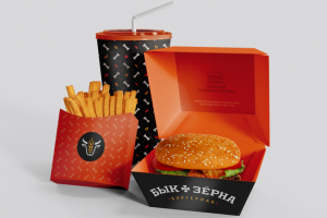 Дизайн упаковки для "Бык + Зерна"
