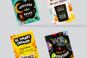 Мотивационные карточки "Cartoon", часть 4