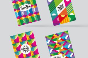 Thank You Cards "Геометрия", 4 шт.