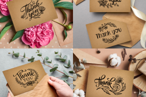 Thank You Cards "Крафт", 5 шт.