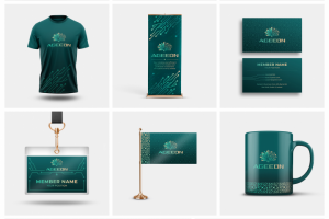 Дизайн носителей фирстиля для "Ageeon"
