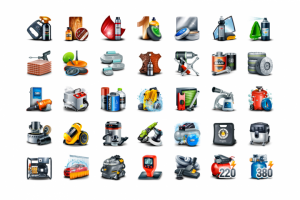 Сет иконок для "VDAshop", часть 3