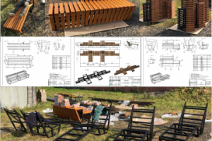 МАФ Лавочка Л2-1.000 Дерево- Металл 2019