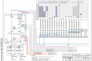 ВРУ Схема электрическая принципиальная (начало)