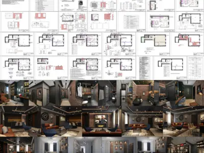 #1Townhouse interior design project 2021