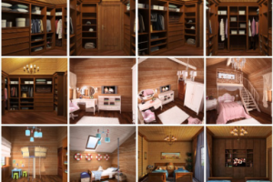 Деревянный коттедж в поселке #7