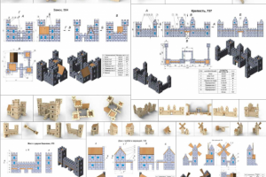 Детские конструкторы из кубиков