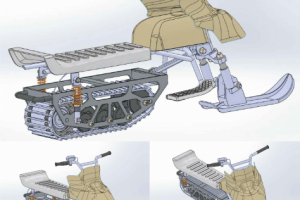 Electric scooter for children