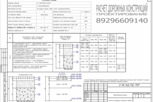 Пример расчета дорожных конструкций