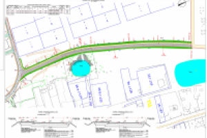 Сводный план Конструкции д.о.и пешеходного тротуара
