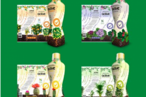 Визуализация упаковки удобрений био актив