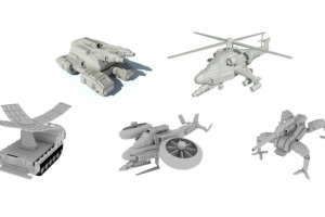 Боевая техника для мобильной игры