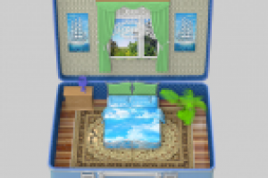 Комната чемодан