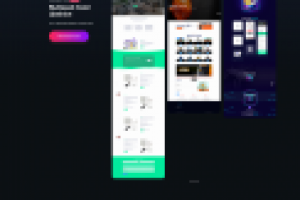 лендинг для проекта по аренде сайтов по подписке
